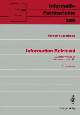 Fuhr |  Information Retrieval | Buch |  Sack Fachmedien