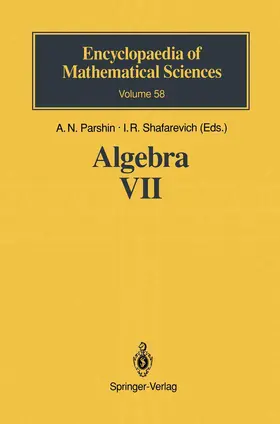 Collins / Grigorchuk / Kostrikin |  Algebra VII | Buch |  Sack Fachmedien