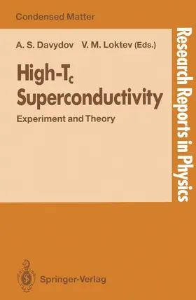 Loktev / Davydov |  High-Tc Superconductivity | Buch |  Sack Fachmedien