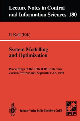 Kall |  System Modelling and Optimization | Buch |  Sack Fachmedien
