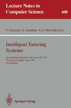 Frasson / Gauthier / McCalla |  Intelligent Tutoring Systems | Buch |  Sack Fachmedien