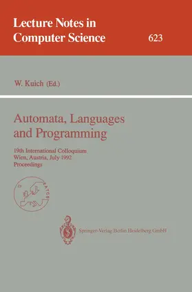 Kuich |  Automata, Languages and Programming | Buch |  Sack Fachmedien