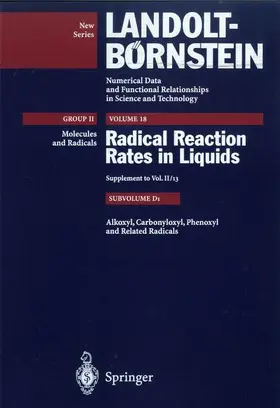 Howard / Lusztyk |  Alkoxyl, Carbonyloxyl, Phenoxyl, and Related Radicals | Buch |  Sack Fachmedien