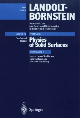  Interaction of Radiation with Surfaces and Electron Tunneling | Buch |  Sack Fachmedien