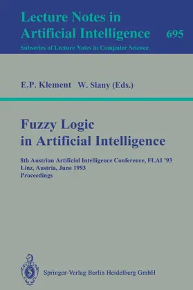 Klement / Slany |  Fuzzy Logic in Artificial Intelligence | Buch |  Sack Fachmedien