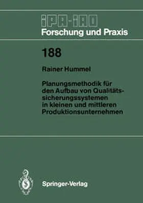 Hummel |  Planungsmethodik für den Aufbau von Qualitätssicherungssystemen in Kleinen und Mittleren Produktionsunternehmen | Buch |  Sack Fachmedien