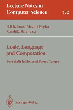 Jones / Sato / Hagiya |  Logic, Language and Computation | Buch |  Sack Fachmedien