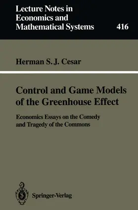 Cesar |  Control and Game Models of the Greenhouse Effect | Buch |  Sack Fachmedien