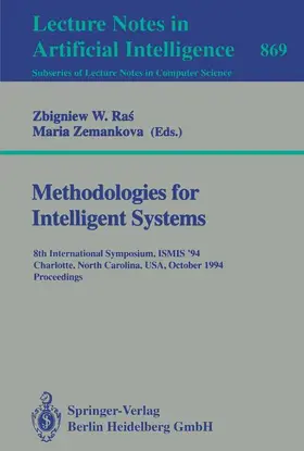 Zemankova / Ras |  Methodologies for Intelligent Systems | Buch |  Sack Fachmedien
