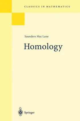 MacLane |  Homology | Buch |  Sack Fachmedien