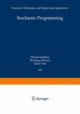 Marti / Kall |  Stochastic Programming | Buch |  Sack Fachmedien