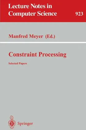 Meyer |  Constraint Processing | Buch |  Sack Fachmedien