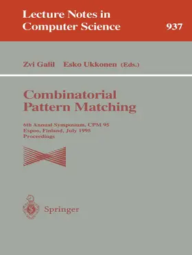 Galil / Ukkonen |  Combinatorial Pattern Matching | Buch |  Sack Fachmedien