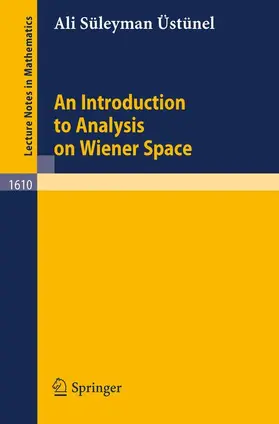 Üstünel |  An Introduction to Analysis on Wiener Space | Buch |  Sack Fachmedien