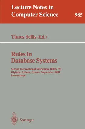 Sellis |  Rules in Database Systems | Buch |  Sack Fachmedien