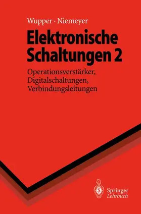 Niemeyer / Wupper |  Elektronische Schaltungen 2 | Buch |  Sack Fachmedien