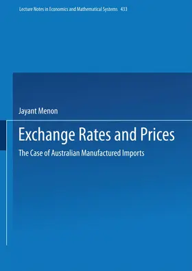 Menon | Exchange Rates and Prices | Buch | 978-3-540-60801-1 | www2.sack.de