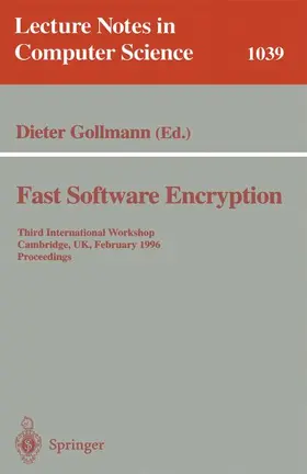 Gollmann |  Fast Software Encryption | Buch |  Sack Fachmedien