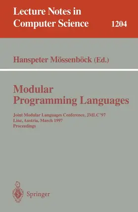 Mössenböck |  Modular Programming Languages | Buch |  Sack Fachmedien