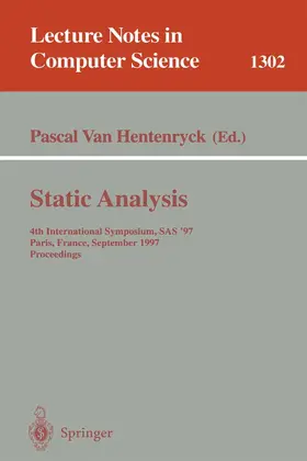 Hentenryck |  Static Analysis | Buch |  Sack Fachmedien