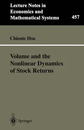 Hsu |  Volume and the Nonlinear Dynamics of Stock Returns | Buch |  Sack Fachmedien