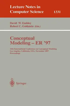 Goldstein / Embley |  Conceptual Modeling - ER '97 | Buch |  Sack Fachmedien