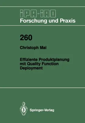 Mai | Effiziente Produktplanung mit Quality Function Deployment | Buch | 978-3-540-64145-2 | www2.sack.de