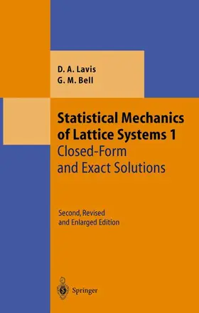 Lavis / Bell |  Statistical Mechanics of Lattice Systems 1 | Buch |  Sack Fachmedien