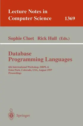 Cluet / Hull |  Database Programming Languages | Buch |  Sack Fachmedien