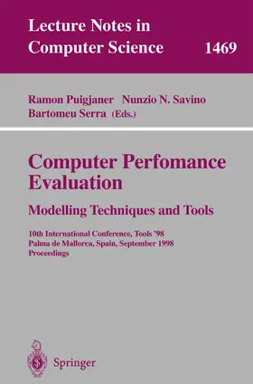 Puigjaner / Savino / Serra |  Computer Performance Evaluation | Buch |  Sack Fachmedien