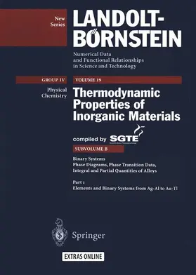  Elements and Binary Systems from Ag-AI to Au-TI | Buch |  Sack Fachmedien