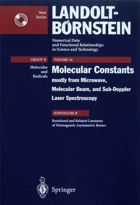 Demaison / Vogt / Wlodarczak |  Rotational, Centrifugal Distortion and Related Constants of Diamagnetic Asymmetric Top Molecules | Buch |  Sack Fachmedien