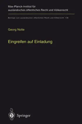 Nolte |  Eingreifen auf Einladung | Buch |  Sack Fachmedien