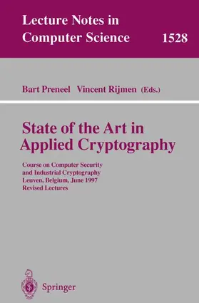 Rijmen / Preneel |  State of the Art in Applied Cryptography | Buch |  Sack Fachmedien