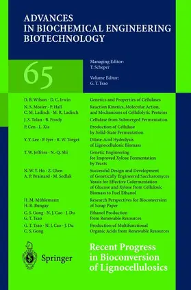 Tsao |  Recent Progress in Bioconversion of Lignocellulosics | Buch |  Sack Fachmedien