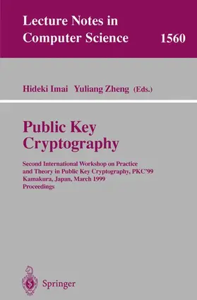 Imai / Zheng |  Public Key Cryptography | Buch |  Sack Fachmedien