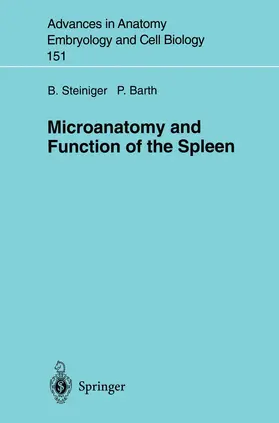 Barth / Steiniger |  Microanatomy and Function of the Spleen | Buch |  Sack Fachmedien