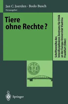 Busch / Joerden |  Tiere ohne Rechte? | Buch |  Sack Fachmedien