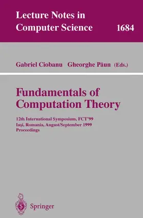 Paun / Ciobanu |  Fundamentals of Computation Theory | Buch |  Sack Fachmedien