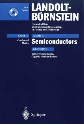 Dittrich / Karl / Kück |  Ternary Compounds, Organic Semiconductors | Buch |  Sack Fachmedien