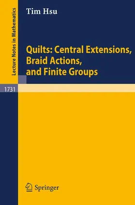 Hsu |  Quilts: Central Extensions, Braid Actions, and Finite Groups | Buch |  Sack Fachmedien