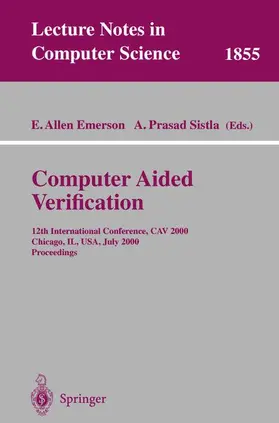 Emerson / Sistla |  Computer Aided Verification | Buch |  Sack Fachmedien
