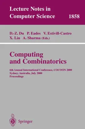 Du / Eades / Sharma |  Computing and Combinatorics | Buch |  Sack Fachmedien