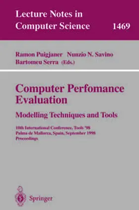 Puigjaner / Savino / Serra | Computer Performance Evaluation | E-Book | www2.sack.de