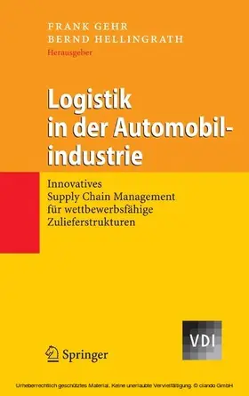 Gehr / Hellingrath |  Logistik in der Automobilindustrie | eBook | Sack Fachmedien