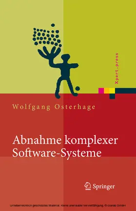 Osterhage | Abnahme komplexer Software-Systeme | E-Book | sack.de