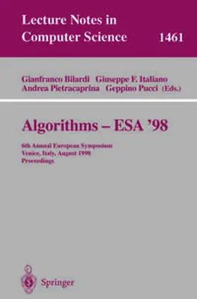 Bilardi / Italiano / Pietracaprina |  Algorithms - ESA '98 | eBook | Sack Fachmedien