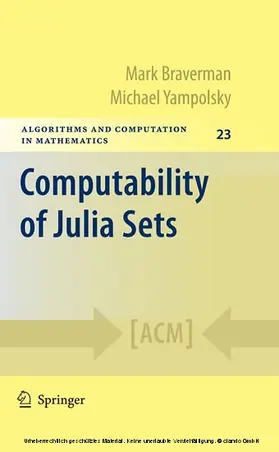 Braverman / Yampolsky |  Computability of Julia Sets | eBook | Sack Fachmedien