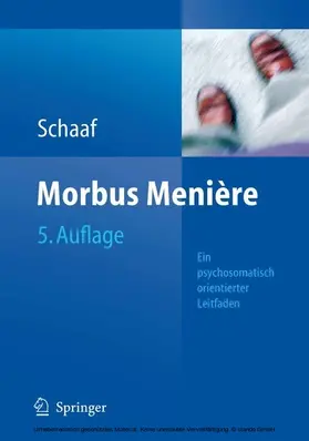Schaaf |  Morbus Menière | eBook | Sack Fachmedien