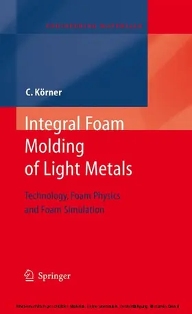 Koerner |  Integral Foam Molding of Light Metals | eBook | Sack Fachmedien